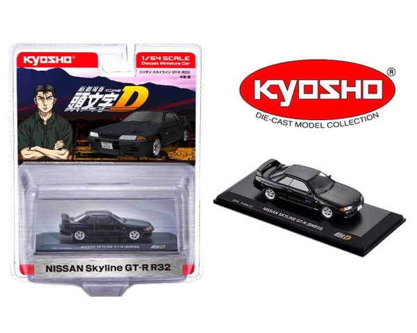 (Preorder) Kyosho 1:64 Initial D Nissan Skyline GT-R (BNR32) – Black – Limited Edition on Sale