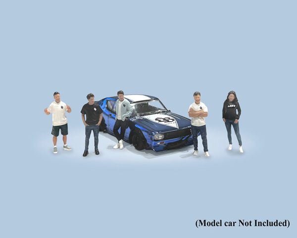 (Preorder) American Diorama 1:64 Figures Liberty Walk Team – Mijo Exclusives For Discount