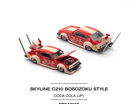 (Pre order) POPRACE 1 64 Nissan Skyline C210 Bosozoku Style - Coke Hot on Sale