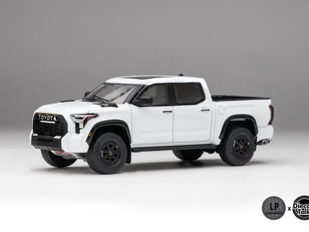 (Pre Order) DiecastTalk Exclusive GCD 1 64 Toyota Tundra TRD PRO ICE CAP WHITE Supply