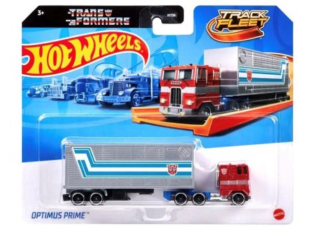 (Preorder) Hot Wheels 2024 Track Fleet Transformers Optimus Prime For Sale