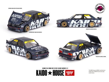 (Preorder) Kaido House x Mini GT 1:64 BMW M3 (E30) Kaido Works V1 – Dark Blue Supply