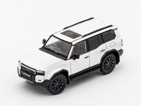 (Pre order) GCD 1 64 Toyota Land Cruiser Prado White Hot on Sale