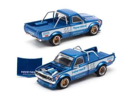 (Pre order) POPRACE 1 64 Pandem Datsun 620 – Blue Hot on Sale