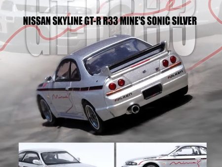 (Pre Order )INNO64 1 64 NISSAN SKYLINE GT-R (R33) Tuned By “MINE’S” – Silver Online Sale