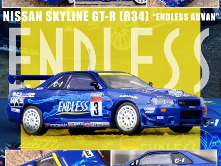 (Pre Order )INNO64 1 64 Nissan Skyline GT-R (R34) #3″Endless Advan” Super Taikyu Cheap