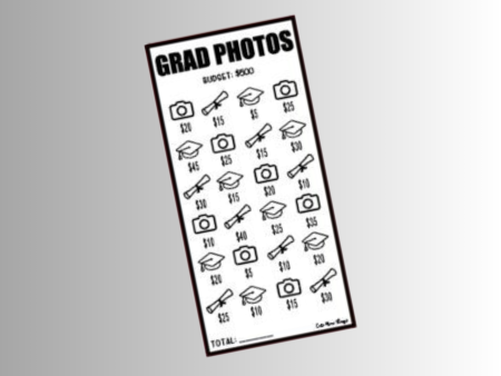 Savings Insert or Cash Envelope | Square | Grad Photos Discount