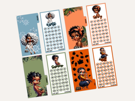 Budget Bundle | Betty Boop | Seasons2 | 4 Envelopes & 4 Challenges Sale