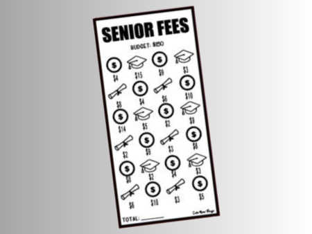 Savings Insert or Cash Envelope | Square | Senior Fees Sale