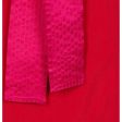 Gianfranco Ferre 1980s Red Cocktail Dress With Shocking Pink Fan Detail Sale