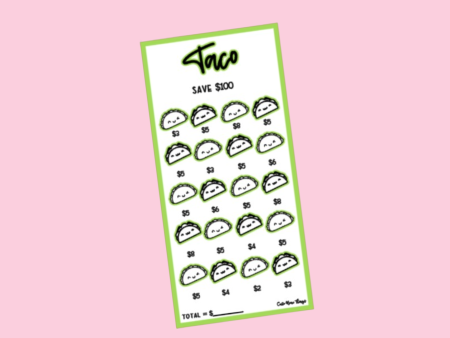 Savings Insert or Cash Envelope | Square | Taco Hot on Sale