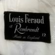 1960s Louis Feraud For Rembrandt White Mini Dress With Navy Appliqué Supply