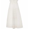 1930s White Floral Cutout Organza Dress Online Hot Sale