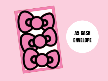 Cash Envelope | A5 Rings | HK Bows For Cheap