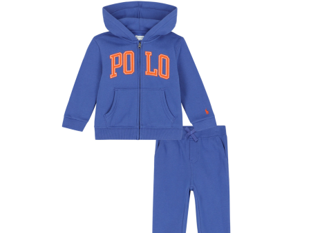 Infant Ralph Lauren Blue Logo Tracksuit Hot on Sale