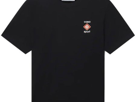 Casablanca Black Logo T-Shirt Online Sale