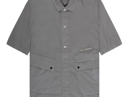 CP Company Embroidered Logo Utility Shirt on Sale