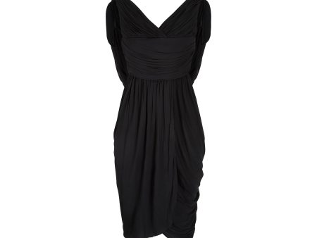 1970s Halston Black Label Couture Jersey Dress Discount