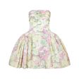 1988 Runway Documented Karl Lagerfeld Floral Marie Antionette Dress Fashion