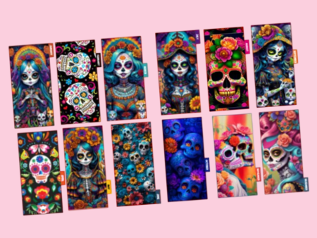 Cash Envelopes | Calaveras Dia de Muertos | 12 month Online Hot Sale