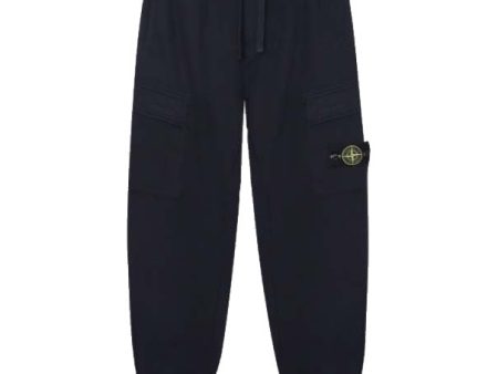 Stone Island Navy Cargo Sweatpants Discount