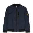 Stone Island Junior Navy Nylon Bomber Hot on Sale