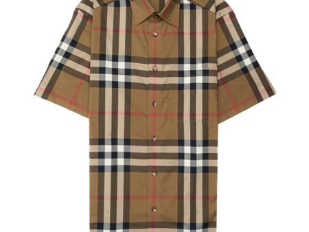 Burberry Claverdon Check Short Sleeve Shirt Fashion