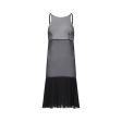 2000s Runway Documented Chanel Black Silk Slip Dress Discount