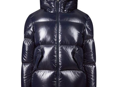 Moncler Navy Baise Puffer Jacket Sale