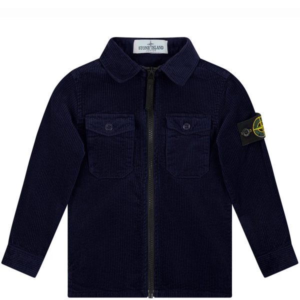 Stone Island Junior Corduroy Overshirt For Discount