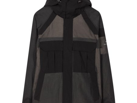 Paul Smith Contrast Panel Hooded Shell Jacket Hot on Sale