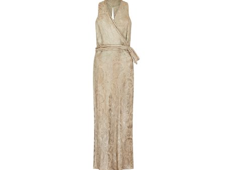 1930s Haute Couture Silver Lame Evening Dress Online Sale