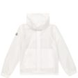 Kids Moncler Aidrian White Logo Jacket Fashion