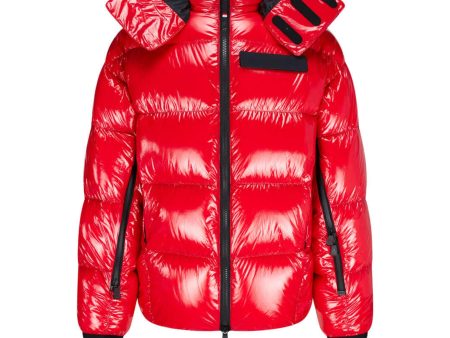 Moncler Grenoble Red Verrand Down Jacket For Cheap