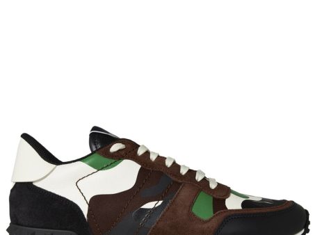 Valentino Camouflage Rockrunner Sneakers Fashion