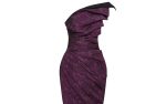 Fine and Rare 1986 Antony Price Purple Bird Dress Supply