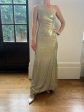 1980s Andre Laug Multi-Coloured Sequinned Asymmetric Maxi Dress For Cheap