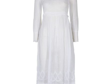 1910s White Cotton Muslin Tea Dress Supply