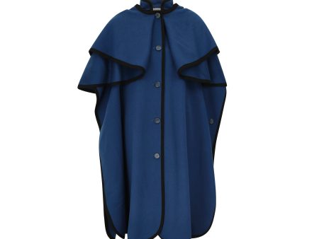 1976 Ballets Russes Yves Saint Laurent Peacock Blue Cape Sale