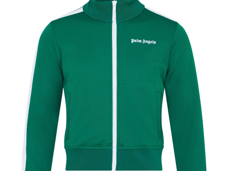 Kids Palm Angels Green Track Jacket Online