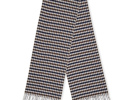 Aquascutum Classic Check Knit Scarf Online now