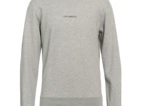 CP Company Grey Logo Sweatshirt Hot on Sale