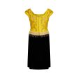 1960s Eliane Montigny French Couture Velvet and Silk Dress Sale