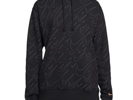 Nike Black Logo Hoodie Hot on Sale