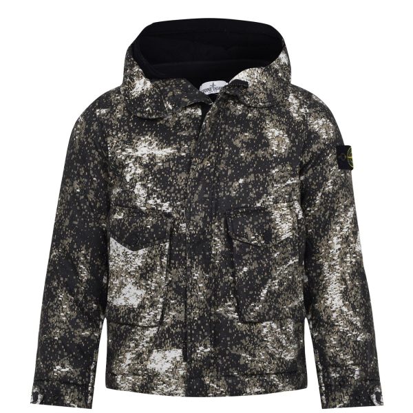 Stone Island Junior Camouflage Utility Jacket Online now