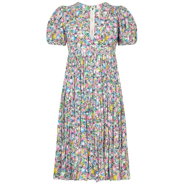 Ossie Clark for Radley Celia Birtwell Bubble Print Smock Dress circa 1969 Online now