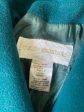 1980s Claude Montana Teal Green Wool Overcoat Discount