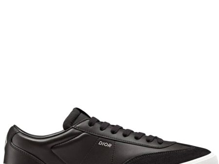 Dior B101 Black Leather Trainers For Sale