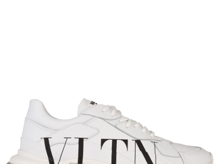 Valentino White VLTN Bounce Trainers For Cheap