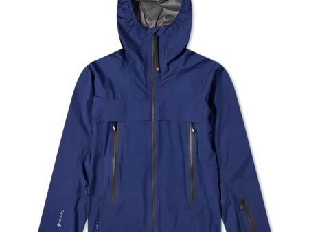 Moncler Grenoble Navy Villair Shell Jacket For Cheap